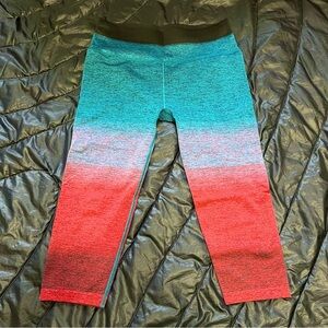 Athleta Multicolor Ombre Capris
